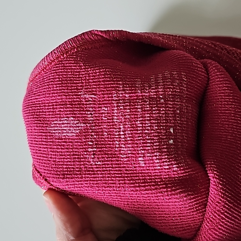 FREE PEOPLE | Happiness Runs Lurex Sweetheart Crop Tank Fushia with glitter - Picture 7 of 7